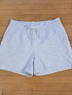 NWOT Lululemon Scuba High-Rise Short 5" Heathered Core Light Gray Women's 12